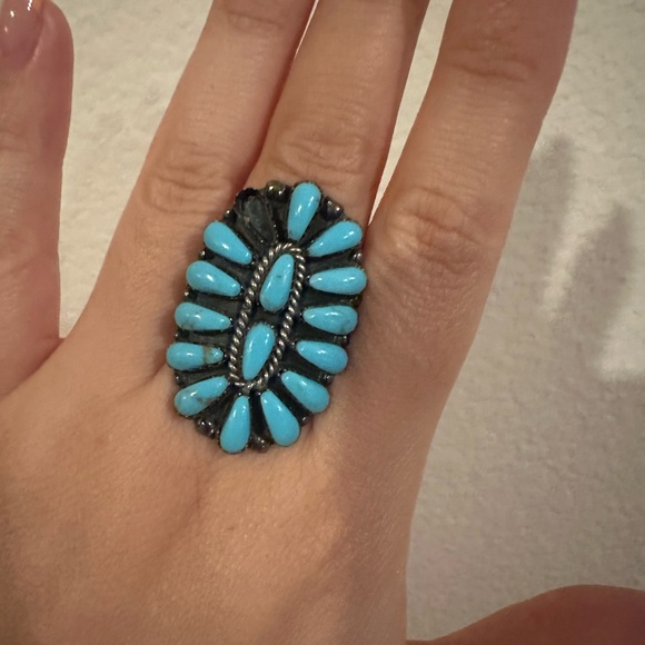 Turquoise Statement Ring - Picture 1 of 3